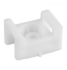 Площадка под стяжку для прямого монтажа 22x16мм, белая (100 шт/уп)  07-2110  REXANT