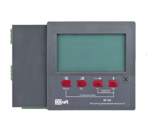 Регулятор реактивной мощности 400В, 12 ступеней КР-102 DEKraft  50517DEK  DEKraft