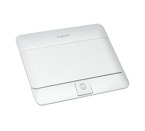 Выдвижной блок в стол, с комплектом для монтажа, 4 модуля, цвет алюминий, для монтажа ЭУИ  654014  Legrand