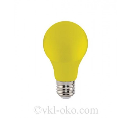 Лампы cветодиодные ERAYL50-E27 LED A50-3W-E27 (диод. груша желт., 13SMD, 3W, E27, для белт-лайт) (10/100/3600)  Б0049581  ЭРА