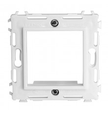 Brava белый Каркас одноместный без лапок RAL9016 С/У 2 мод  75020W  DKC