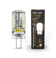 Лампа светодиодная LED 3Вт G4 12В 2700К  207707103  Gauss