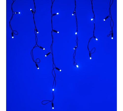 Светодиодная гирлянда ARD-EDGE-CLASSIC-2400x600-BLACK-88LED-FLASH BLUE (230V, 6W)  026010  Arlight