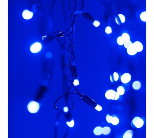 Светодиодная гирлянда ARD-EDGE-CLASSIC-2400x600-BLACK-88LED-STD BLUE (230V, 6W)  026009  Arlight