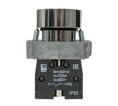 Кнопка BA51 желтая NO IP65  xb2-ba51-65 EKF