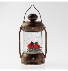 Новогодний декоративный светильник Красный кардинал  ENGDS-12   теплый белый диодов , h 18см, 3*АА, таймер 6 ч, IP20  Б0051944  ЭРА