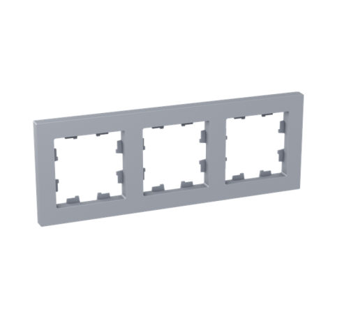 3 - местная рамка, алюминий, пластик Эпика EKF  UP1-FPA-03  EKF