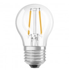 Лампа филаментная светодиодная PARATHOM P 136лм 1,5Вт 2700К E27 колба P 300° прозр стекло 220-240В  4058075590557  OSRAM