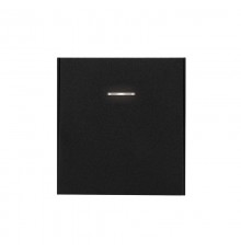 Выключатель STRONG 1 кл перекрестный (переключатель) с подсветкой 10А с/у антрацит  KR-78-0718-5  KRANZ