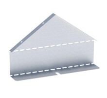 Заглушка крышки двускатной на лоток 80х200мм (0,8мм) HDZ  zkdsk80200-HDZ  EKF