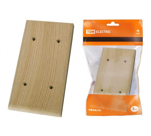 Накладка на бревно деревянная универсальная НБУ 1Пх2 95х195 мм, под покраску  SQ1821-0405  TDM