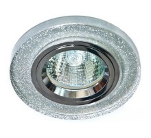 Светильник встраиваемый DL8060-2/8060-2 потолочный MR16 G5.3 мерцающее серебро  19708  Feron