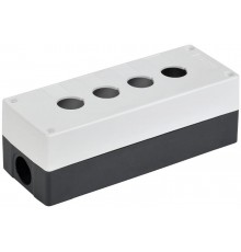 Корпус постов КП104-Р для кнопок 4 места белый  BKP10-4-K01-R  IEK