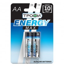 Батарейка щелочная (алкалиновая) LR6-2BL ULTRA (40/320/15360) (AA)   Б0018947  ТРОФИ