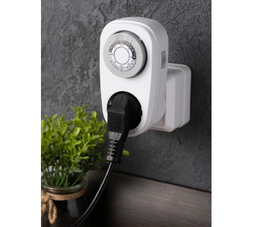 Розеточный механический таймер SMT-48p 16A суточный EKF PROxima  SMT-48p  EKF