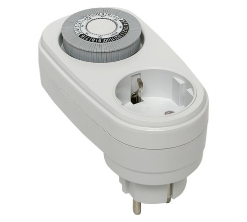 Розеточный механический таймер SMT-48p 16A суточный EKF PROxima  SMT-48p  EKF