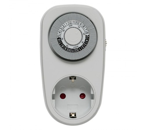 Розеточный механический таймер SMT-48p 16A суточный EKF PROxima  SMT-48p  EKF