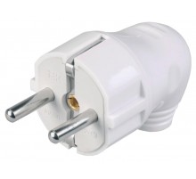 Вилка разборная угловая с з/к 16А белая ВПу11-01-Ст  EVP11-16-01-K01  IEK