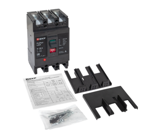 Выключатель автоматический LS63 15кА 3P 20А ProPact  mccb-63-15-3-20-ls  EKF