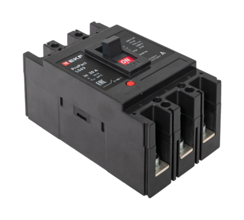 Выключатель автоматический LS63 15кА 3P 20А ProPact  mccb-63-15-3-20-ls  EKF
