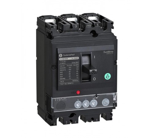 АВТ.ВЫКЛ SYSTEMEPACT CCB250 100KA 3P3D S2.2 250A РЫЧАГ  SPC250S25022L3DF  SE