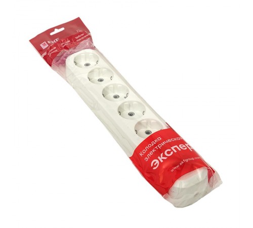 Колодка 6 гнезд 16А 3,5кВт c выкл. с/з Эксперт EKF PROxima  AKB16-6i  EKF