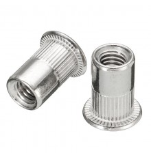 Заклепка резьбовая ZKR-CB M6 Цилиндрический борт (20 шт) - пакет  144259  Tech-KREP