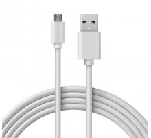 USB кабель microUSB длинный штекер 1 м белый  18-4269  REXANT