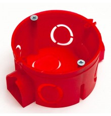 Коробка установочная 80-0500См безгалогенная (HF) 68х42 (8шт/уп)  80-0500См  Промрукав