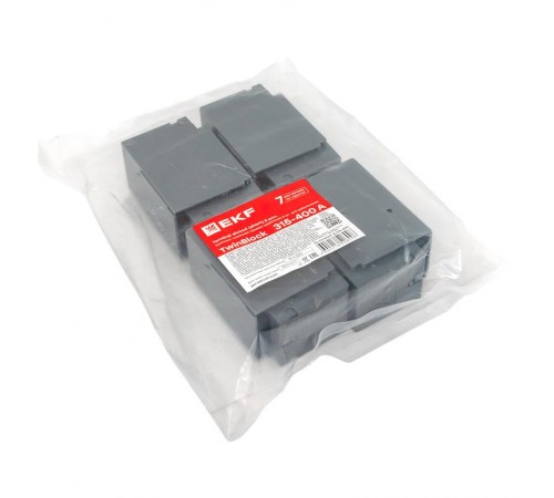 Комплект клеммных крышек (короткие) 8 шт. для рубильников TwinBlock 315-400А EKF  tb-cvrshort-8-315-400  EKF