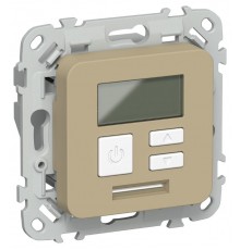 FLITE Термостат электронный с дисплеем 16А Т-ФлХ хаки  FI-RT11-K59  IEK