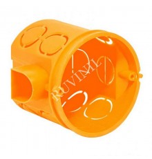 Коробка установочная Тусо для блоков углубленная D=60мм,Н=62мм с самор не распр.горение  10190НГ  Рувинил