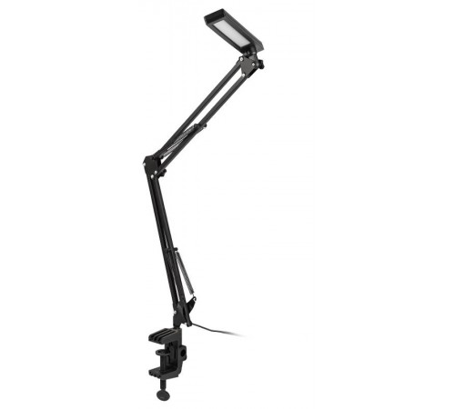 Настольный светильник NLED-507-8W-BK светодиодный на струбцине чёрный  Б0058338  ЭРА