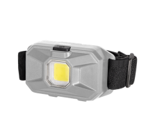 Фонарь светодиодный налобный H8-L1W-gy налобн. 1Вт COB, 3xAAA, сер.  .5031159  ФАZА