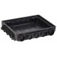 Коробка напольная PRIMER под лючок ONFLOOR 24  KNU-80-16-PA-9011  IEK