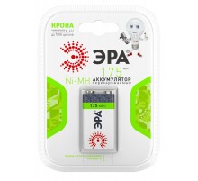 Аккумулятор 9V-1BL 175mAh (10/80/5600)  C0042097  ЭРА