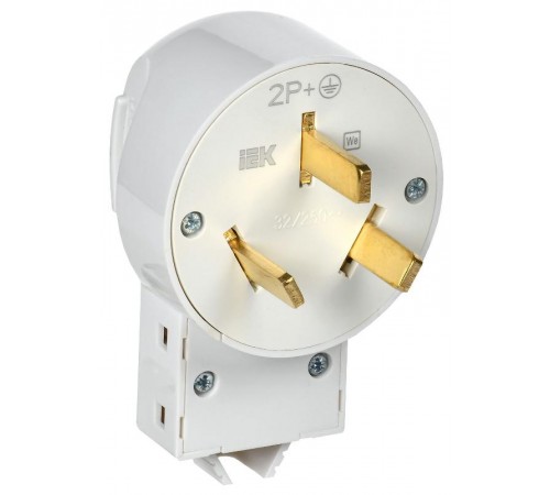 Вилка разборная для плиты с з/к 32А белая Впл10-К  EVP10-032-K01  IEK