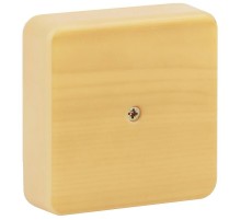 Коробка распределительная 100х100х30 (без клеммы) сосна IP40 ЭРА BS-P-100-100-30  Б0031182  ЭРА