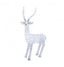 Акриловая светодиодная фигура "Северный олень" 130 см, 380 светодиодов, IP44 понижающий трансформатор в комплекте,  513-271  NEON-NIGHT