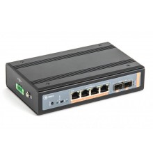 SKAT PoE-IN-4E-2E коммутатор PoE Plus, мощность 60Вт, порты: 4-Ethernet, 2-Uplink  2041  Бастион