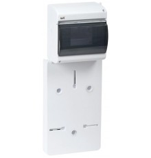 Панель для установки счетчика ПУ1/2-7 1-фазный с боксом для автоматов модульных (7 мод.) с прозрачной крышкой 149х420х30  MPP10-1  IEK