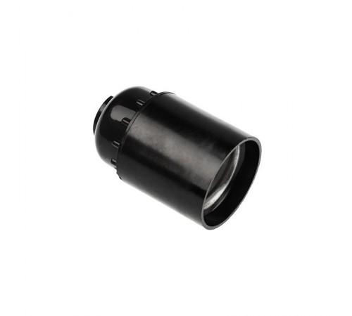 Патрон карболитовый подвесной Е27 черный c этикеткой  11-8815  Rexant