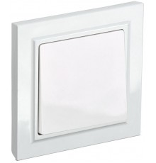 BRITE Выключатель 1-клавишный 10А в сборе ВСР10-1-0-БрБ белый  BR-V10-0-10-K01-F  IEK