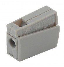 Строительно-монтажная клемма СМК NO-222-30 модель 111 проходная на 1 проводник 1.0-2.5мм2 (уп.4шт.)  Б0033403  ЭРА