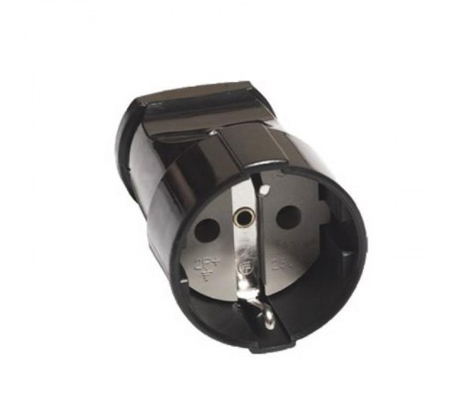 Кабельная розетка 2П+3 16А 250B черная   SQ1806-0032  TDM