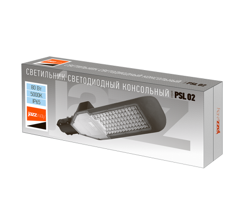 Светильник светодиодный консольный уличный ДКУ PSL 02 80Вт 5000К IP65  5005808  Jazzway