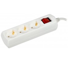 Удлинитель У03В 3 места 2P+PE/7м 3х1мм2 10А/250В  WYP10-10-03-07-ZK-G  GENERICA