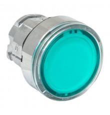 Механизм исполнительный кнопки XB4 зеленый плоский возвратный без фиксации, с подсветкой IP65  XB4BW-G-65  EKF