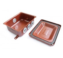 Коробка распределительная соединительная КС-10 УХЛ 1,5 IP65 металлические заглушки  zeta30327  ГОФРОМАТИК