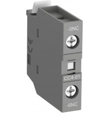 Блок контактный дополнительный CC4-01 (1НЗ с запаздыв) для контакторов AF09...AF38 и реле NF09...NF38  1SBN010111R1001  ABB